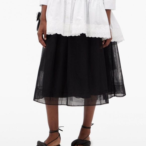 🍋2 for $20🍋Black Organza skirt Small - Picture 3 of 8